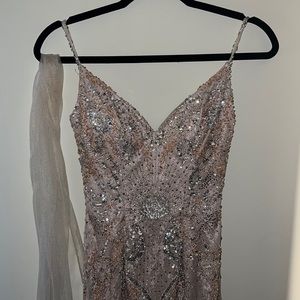 Glamorous formal evening gown